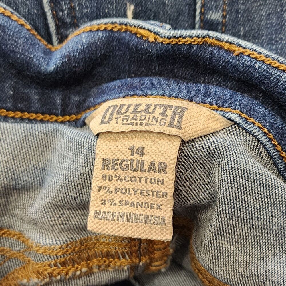 Duluth Trading Womens Jeans Size 14R Asset Management High Rise Skinny - Picture 4 of 6